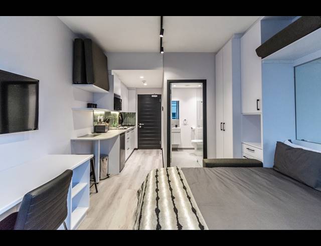 0.5 BEDROOM APARTMENT TO LET IN CAPE TOWN CITY CENTRE